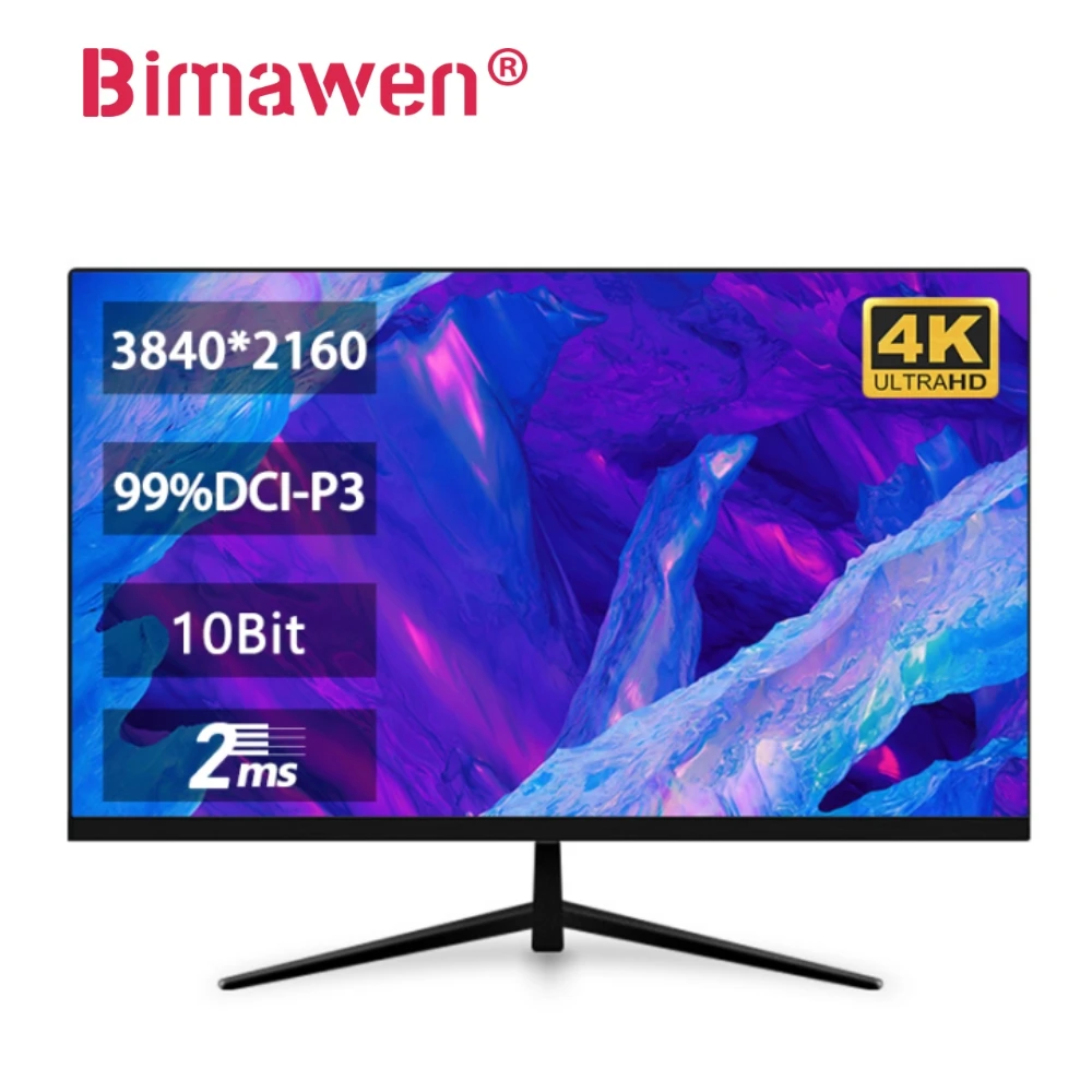 Bimawen 27Inch 4K Monitor 3840*2160P HDR 60Hz Narrow Office Computers 99%SRGB 10Bit Low Blue Light IPS Flat Panel Screen HDMI/DP
Bimawen 27Inch 4K Monitor 3840*2160P HDR 60Hz Narrow Office Computers 99%SRGB 10Bit Low Blue Light IPS Flat Panel Screen HDMI/DP