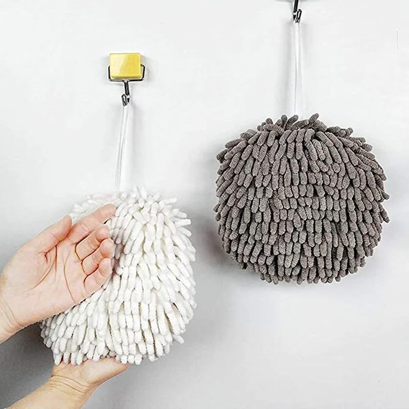 Chenille Hand Towels Hanging Hand Towel Kitchen Bathroom Accessories Quick Dry Soft Absorbent Microfiber Towels Wipe Towels Ball
Chenille Hand Towels Hanging Hand Towel Kitchen Bathroom Accessories Quick Dry Soft Absorbent Microfiber Towels Wipe Towels Ball