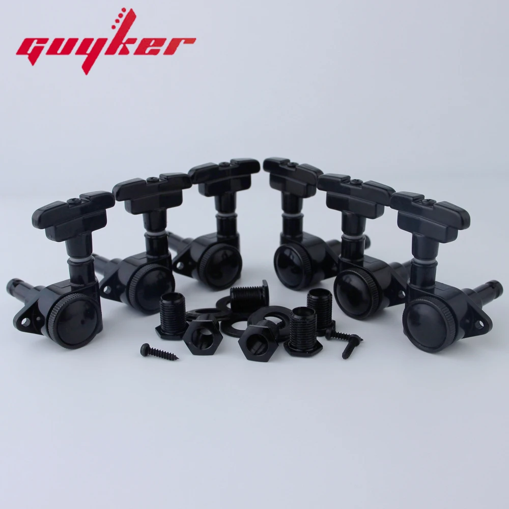 Поворотные колышки для гитары GUYKER 3R3L, замок, струнный тюнер, машинные головки, арт-деко, ротоматический имперский стиль
Поворотные колышки для гитары GUYKER 3R3L, замок, струнный тюнер, машинные головки, арт-деко, ротоматический имперский стиль