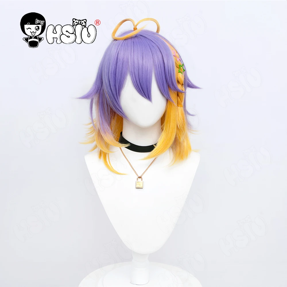 Aster Arcadia Cosplay Wig VTuber ILUNA Idol Youtuber Headwear Cosplay HSIU Purple Mixed Gold Braid Short Hair Synthetic Wig
Aster Arcadia Cosplay Wig VTuber ILUNA Idol Youtuber Headwear Cosplay HSIU Purple Mixed Gold Braid Short Hair Synthetic Wig