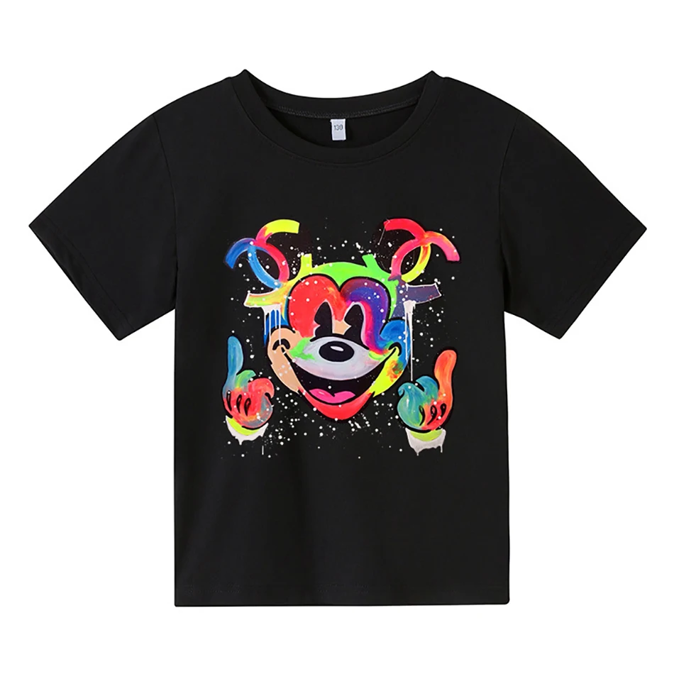 Disney Cute Mickey Mouse T-Shirt Print Kids T Shirt Girls Boys Funny Cartoon Baby Clothes Children Summer Teenagers Costumes
Disney Cute Mickey Mouse T-Shirt Print Kids T Shirt Girls Boys Funny Cartoon Baby Clothes Children Summer Teenagers Costumes