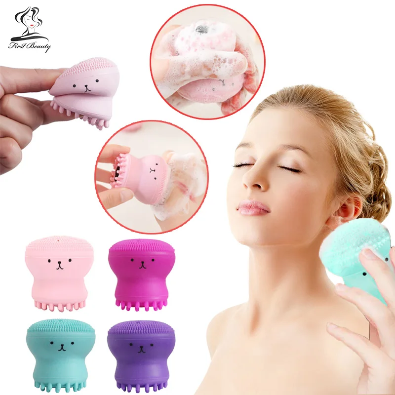 Octopus Facial Brush Silicone Sponge Cleansing Brush Shape Deep Pore Exfoliating Blackhead Face Scrub Washing Brush Makeup Tools
Octopus Facial Brush Silicone Sponge Cleansing Brush Shape Deep Pore Exfoliating Blackhead Face Scrub Washing Brush Makeup Tools