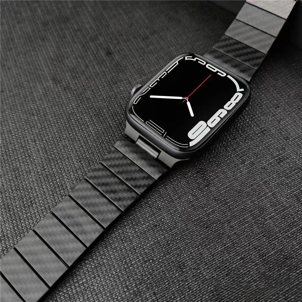 Carbon Fiber Strap For Apple Watch Band 45mm 44mm 42mm 41mm 40mm 38mm Lightweight Link Bracelet belt iWatch Series 3 4 5 6 SE 7
Carbon Fiber Strap For Apple Watch Band 45mm 44mm 42mm 41mm 40mm 38mm Lightweight Link Bracelet belt iWatch Series 3 4 5 6 SE 7