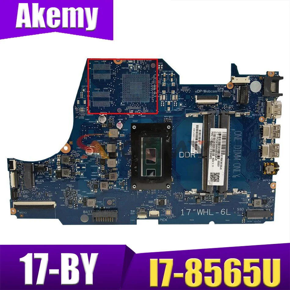 L48771-601 L48771-001 For HP 17-BY 17-BY00 17G-CR 17Q-CS laptop motherboard 6050A3022701-MB-A01 With I7-8565U tested
L48771-601 L48771-001 For HP 17-BY 17-BY00 17G-CR 17Q-CS laptop motherboard 6050A3022701-MB-A01 With I7-8565U tested