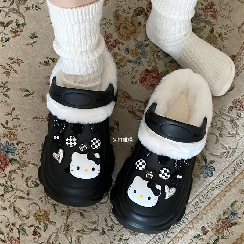 Kawaii Sanrioed Anime Cartoon Hello Kitty Series Cotton Slippers Cotton Padded Shoes Warm Thickening Baby Boy Girl Festival Gift
Kawaii Sanrioed Anime Cartoon Hello Kitty Series Cotton Slippers Cotton Padded Shoes Warm Thickening Baby Boy Girl Festival Gift