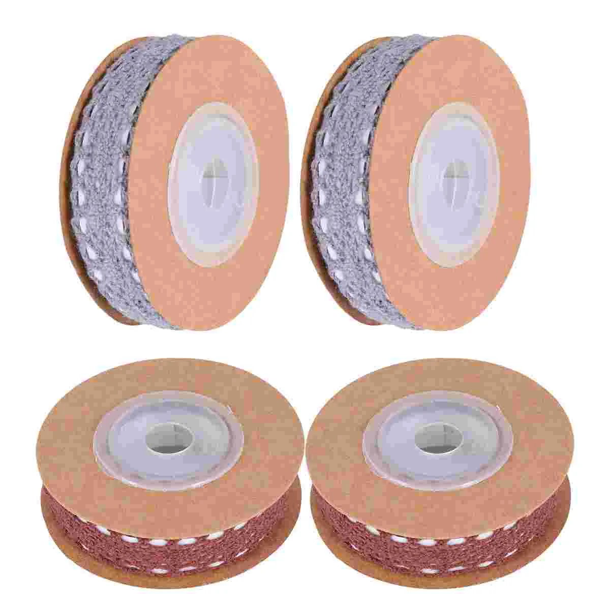 4 Roll Decorative Selfa dhesive Tape 2 Hollow Washi Tape Sticker Cotton Ribbons for DIY Craft Gifts ( Mixed Color )
4 Roll Decorative Selfa dhesive Tape 2 Hollow Washi Tape Sticker Cotton Ribbons for DIY Craft Gifts ( Mixed Color )