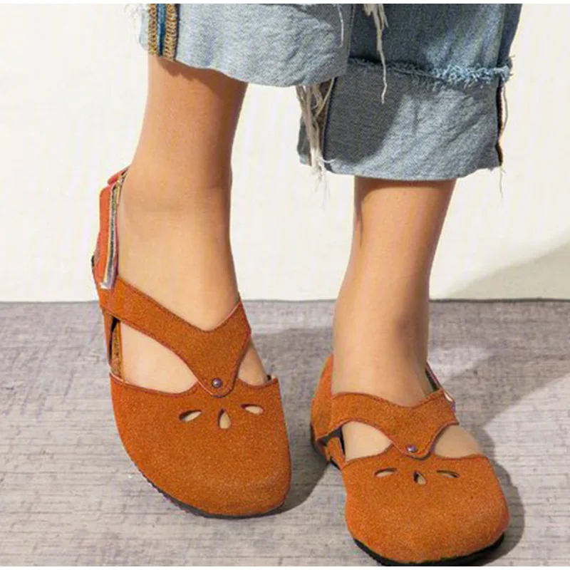 Women's Summer Retro Sandals Female Ankle Strap Shoes Hook Loop Cover Toe Comfortable Beach Shoes Comfort Ladies Footwear 
Women's Summer Retro Sandals Female Ankle Strap Shoes Hook Loop Cover Toe Comfortable Beach Shoes Comfort Ladies Footwear