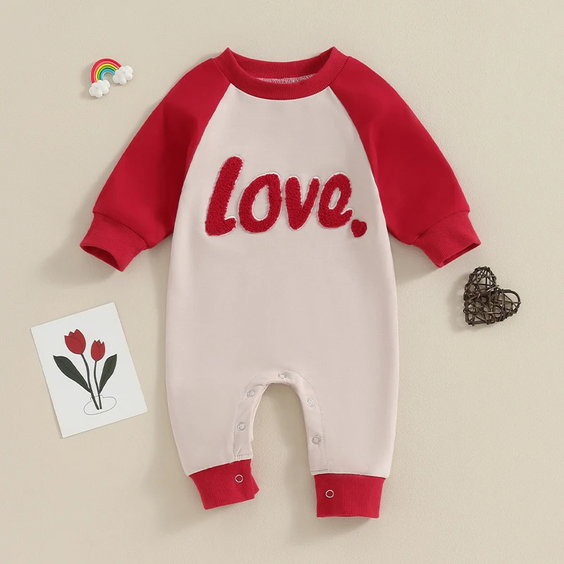 2023-11-24 Lioraitiin 0-18M Newborn Baby Girl Long Sleeve Romper O-Neck Letter Heart Embroidery Clothes Valentine's Day Jumpsuit
2023-11-24 Lioraitiin 0-18M Newborn Baby Girl Long Sleeve Romper O-Neck Letter Heart Embroidery Clothes Valentine's Day Jumpsuit