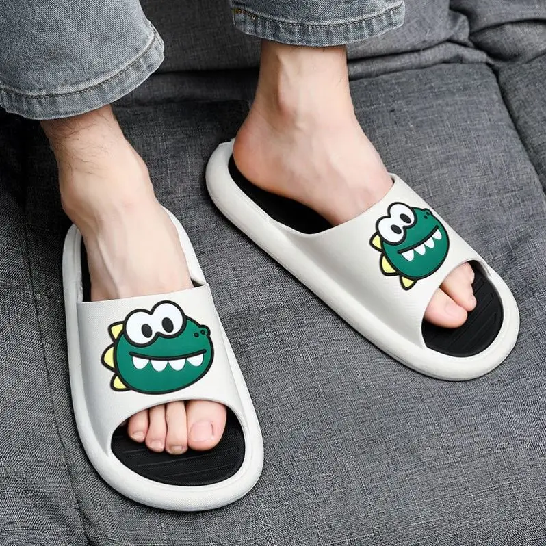 Summer Woman Shoes Floor Flat Lovely Dinosaur Cartoon Indoor Slippers Female Non-Slip Bathroom Home Slippers Man Plus Size
Summer Woman Shoes Floor Flat Lovely Dinosaur Cartoon Indoor Slippers Female Non-Slip Bathroom Home Slippers Man Plus Size