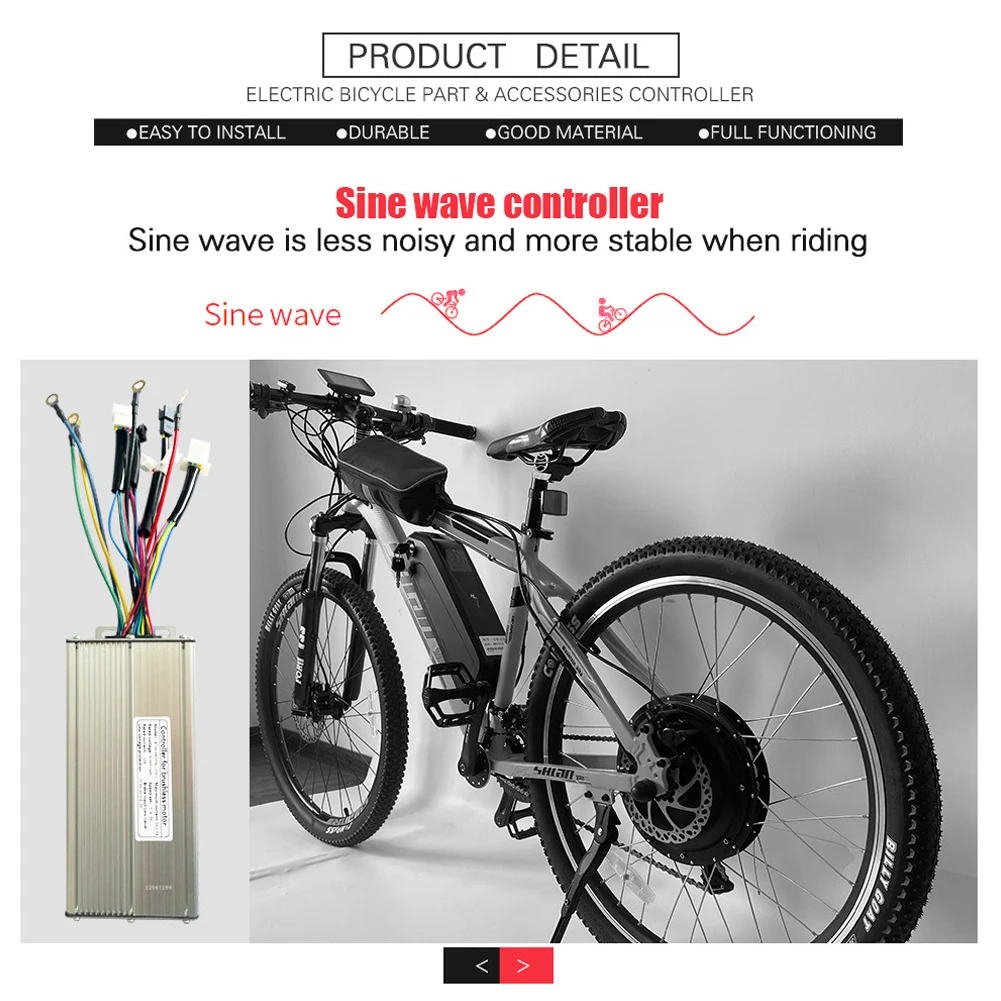 Ebike Sinewave Controller KT-30A 1pcs 36/48V Ebike Sinewave Controller KT-30A Durable And Practical High Quality
Ebike Sinewave Controller KT-30A 1pcs 36/48V Ebike Sinewave Controller KT-30A Durable And Practical High Quality