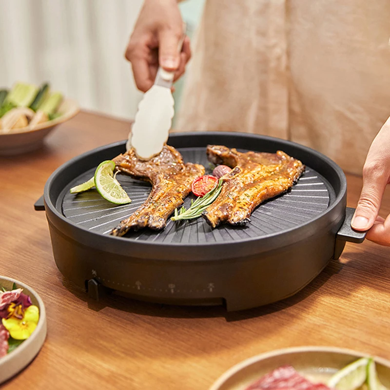 220V Electric MultiCooker Electric Grill Househould Barbecue Fried Steak Fish Omelette Frying Pan Non-stick Cooking Machine
220V Electric MultiCooker Electric Grill Househould Barbecue Fried Steak Fish Omelette Frying Pan Non-stick Cooking Machine
