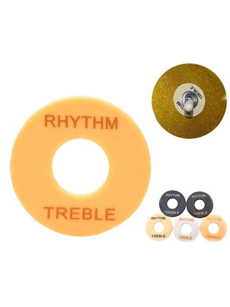 2pcs Plastic Guitar Toggle Switch Plate Rhythm Treble Washer Ring DIY For LP Electric Guitar Replacement Parts Accessories
2pcs Plastic Guitar Toggle Switch Plate Rhythm Treble Washer Ring DIY For LP Electric Guitar Replacement Parts Accessories