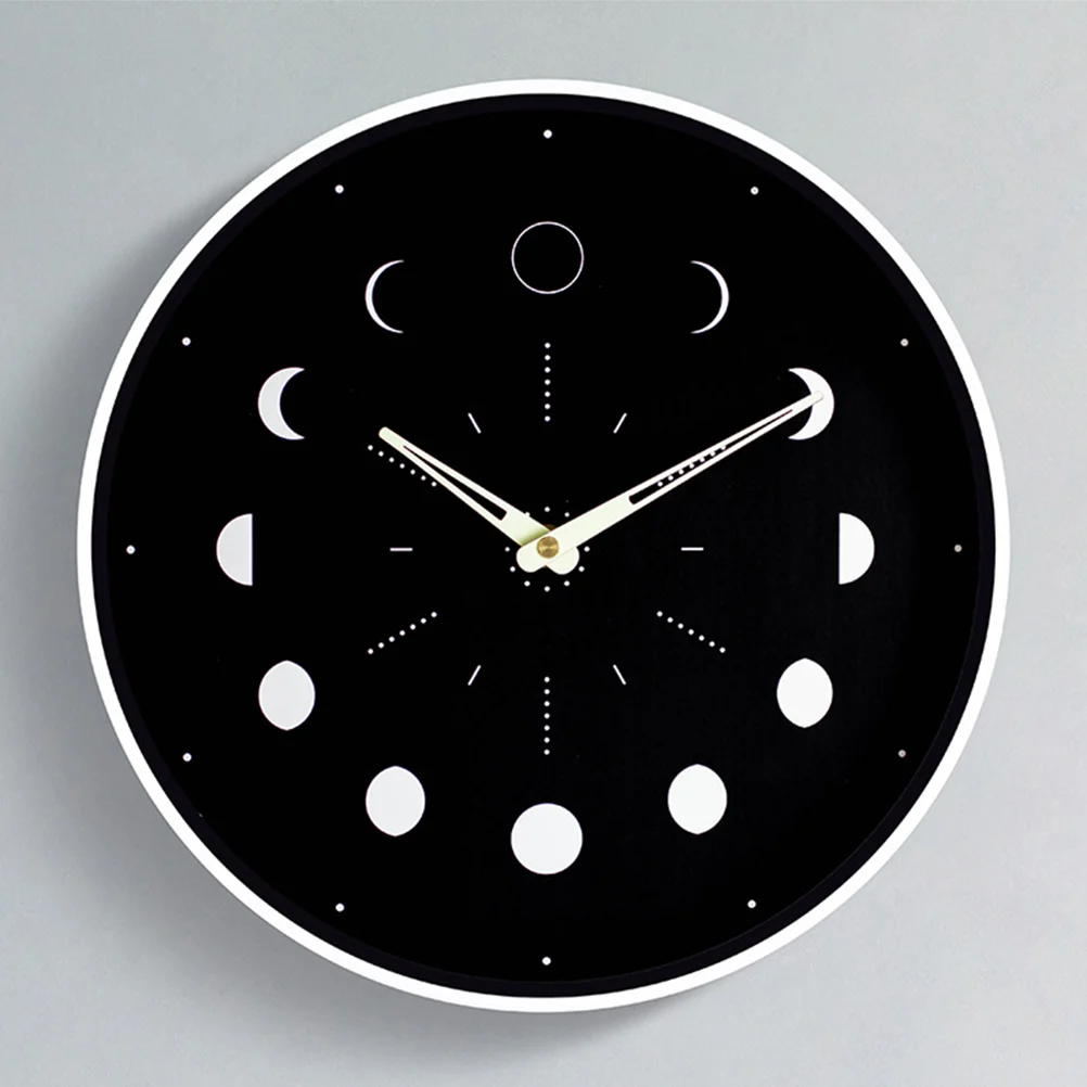 House Decorations Home Phase The Moon Dining Room Wall Clock Hallway Wood Luminous Decorative Mute Office
House Decorations Home Phase The Moon Dining Room Wall Clock Hallway Wood Luminous Decorative Mute Office
