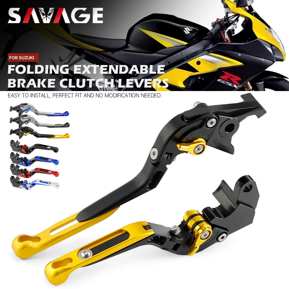 Brake Clutch Levers For SUZUKI GSXR 1000 2007-2008 GSX-R GSX R Motorcycle Folding Extendable Adjustable Accessories MotorBike
Brake Clutch Levers For SUZUKI GSXR 1000 2007-2008 GSX-R GSX R Motorcycle Folding Extendable Adjustable Accessories MotorBike