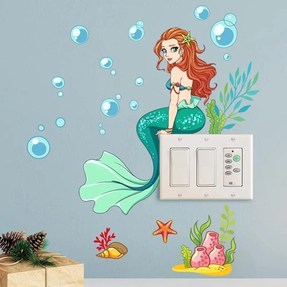 Creative Luminous Mermaid Flower Fairy Butterfly Wall Sticker Children Room Luminous Self-adhesive Decorative Sticker Room Decor
Creative Luminous Mermaid Flower Fairy Butterfly Wall Sticker Children Room Luminous Self-adhesive Decorative Sticker Room Decor