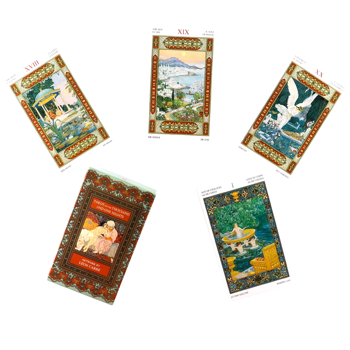 Tarot of The Thousand and One Nights Cards By Lo Scarabeo Tarot Cards Deck Board Game Fortune-telling Oracle 78 Cards Deck
Tarot of The Thousand and One Nights Cards By Lo Scarabeo Tarot Cards Deck Board Game Fortune-telling Oracle 78 Cards Deck