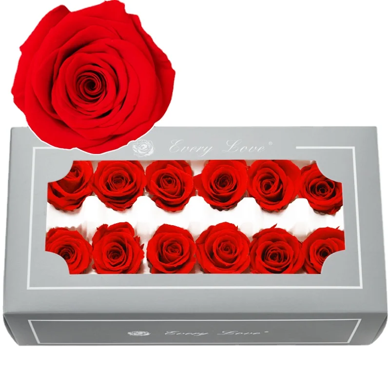 Preserved Flowers Wedding Decoration DIY Decorative Floral Material Rose Flowers 3-4cm 12 Flowers/Box Grade A
Preserved Flowers Wedding Decoration DIY Decorative Floral Material Rose Flowers 3-4cm 12 Flowers/Box Grade A