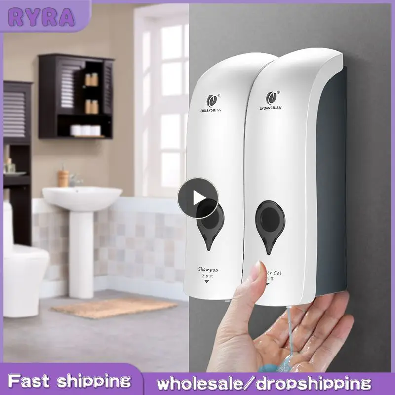 Bathroom Liquid Soap Dispenser Wall Mounted For Kitchen Plastic 300ml Shower Gel Detergent Shampoo Bottle Hotel Home Accessories
Bathroom Liquid Soap Dispenser Wall Mounted For Kitchen Plastic 300ml Shower Gel Detergent Shampoo Bottle Hotel Home Accessories