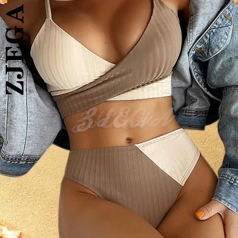 Zjega Patchwork Swimwear High Waist Bikini Ribbed Women Swimsuit 2022 Cross Wrap Beachwear Ruched Butt Bathing Suits
Zjega Patchwork Swimwear High Waist Bikini Ribbed Women Swimsuit 2022 Cross Wrap Beachwear Ruched Butt Bathing Suits