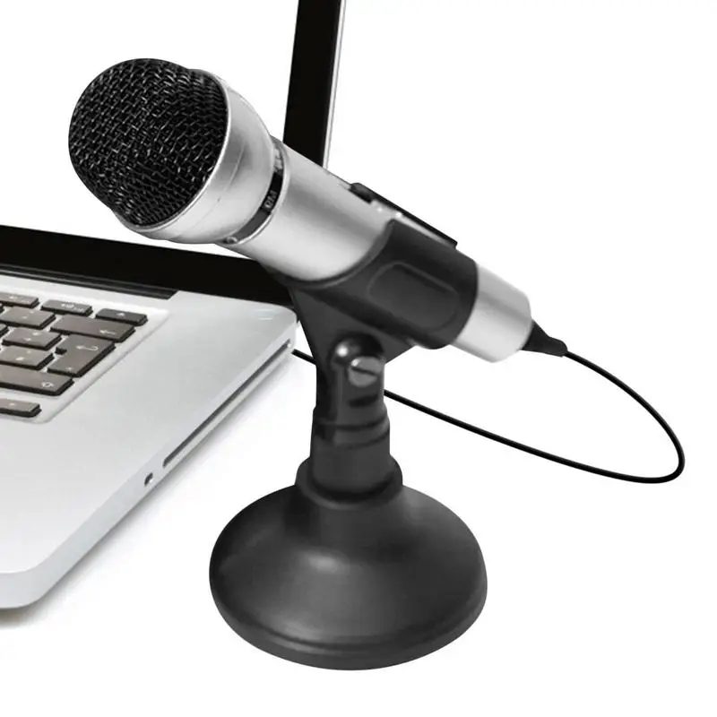 PC Microphone Vocal Handheld Microphone For Singing Karaoke Ergonomic PC Mic Universal For Voice Games Network Conference
PC Microphone Vocal Handheld Microphone For Singing Karaoke Ergonomic PC Mic Universal For Voice Games Network Conference