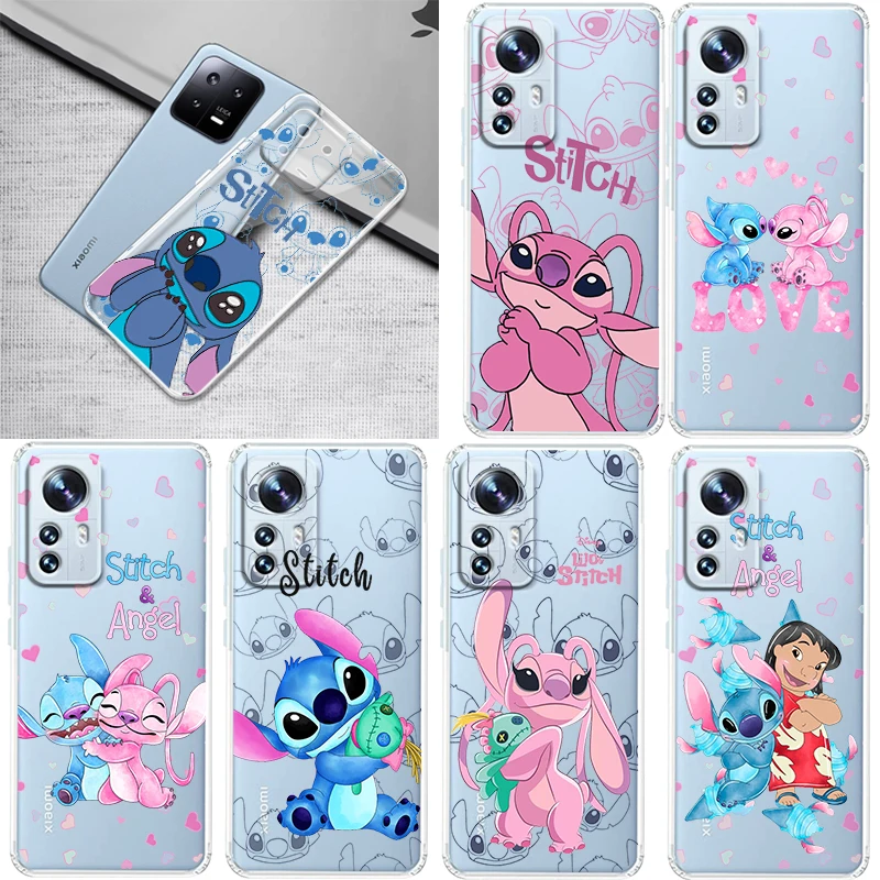 Stitch Lilo Angel For Xiaomi Mi 13 12 11 10 11T 10T 9T 9 8 Note 10 Ultra Pro Lite Silicone TPU Transparent Phone Case Coque Capa
Stitch Lilo Angel For Xiaomi Mi 13 12 11 10 11T 10T 9T 9 8 Note 10 Ultra Pro Lite Silicone TPU Transparent Phone Case Coque Capa