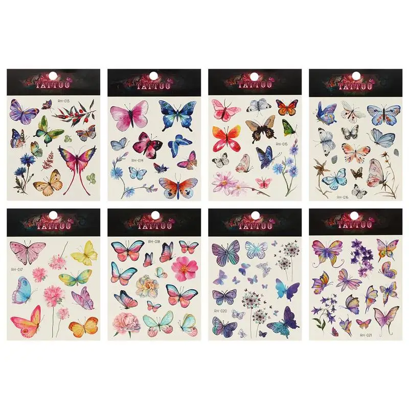 1 Set of 8Pcs tattoo body tattoos butterflies body tattoo body stickers for Women Girl Children
1 Set of 8Pcs tattoo body tattoos butterflies body tattoo body stickers for Women Girl Children