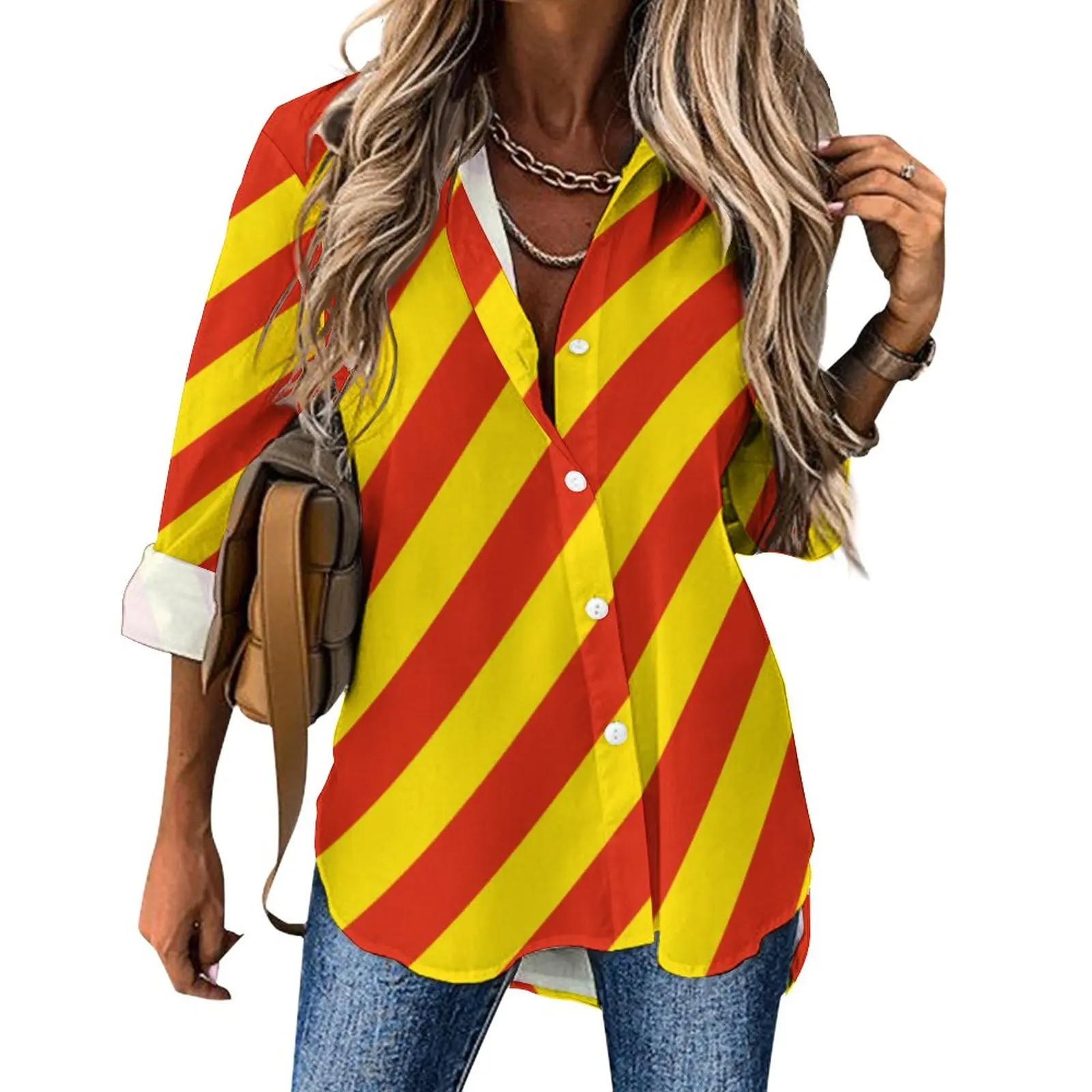 Женская Повседневная Свободная блузка, красная блузка с национальным флагом, милые рубашки с длинным рукавом, дизайнерский Топ большого ра...
Женская Повседневная Свободная блузка, красная блузка с национальным флагом, милые рубашки с длинным рукавом, дизайнерский Топ большого ра...