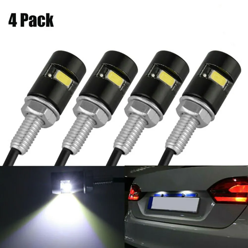 4Pcs Universal Motorcycle Car SMD LED License Plate Light Screw Bolt Lamp Bulbs Car Accessories High Quality License Plate Light
4Pcs Universal Motorcycle Car SMD LED License Plate Light Screw Bolt Lamp Bulbs Car Accessories High Quality License Plate Light