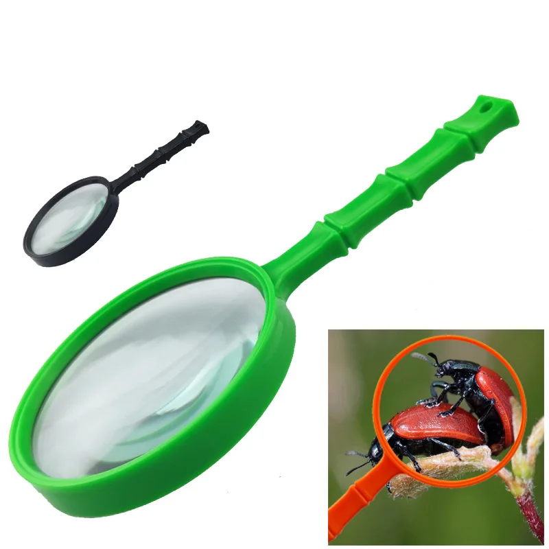 10X Handheld Reading Magnifier Colorful Bamboo Creative Comfortable 105Mm Large Diameter Glass Lens Magnifying Glass Loupe
10X Handheld Reading Magnifier Colorful Bamboo Creative Comfortable 105Mm Large Diameter Glass Lens Magnifying Glass Loupe
