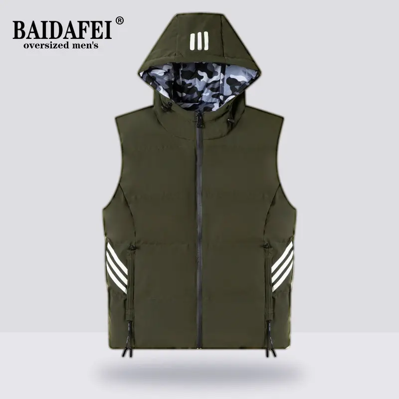 Oversized 5xl 6xl 7xl 8xl Men's Winter Sleeveless Warm Parkas 2022 Autumn and Winter Fashion Hooded Vest Outerwear & Coats
Oversized 5xl 6xl 7xl 8xl Men's Winter Sleeveless Warm Parkas 2022 Autumn and Winter Fashion Hooded Vest Outerwear & Coats