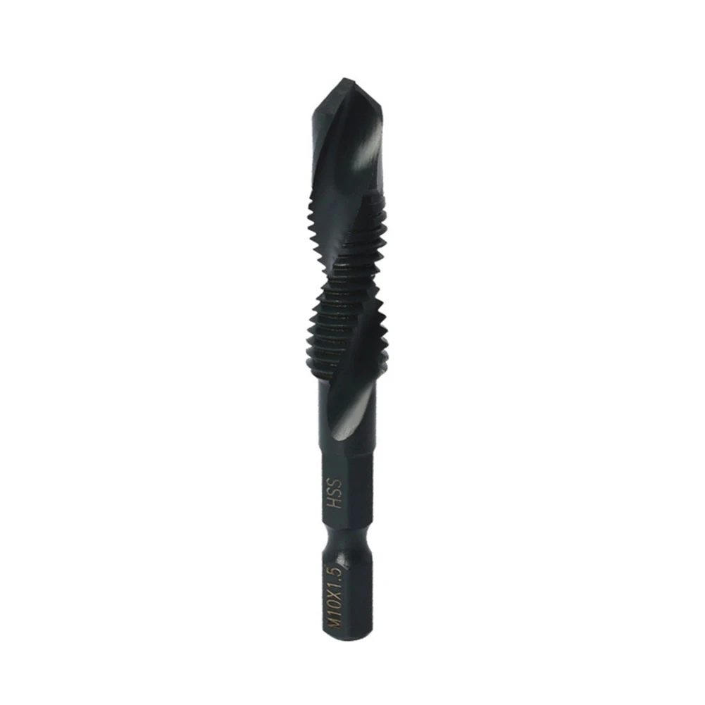 6pcs M3-M10 Screw Tap Drill Bits Hss Taps Countersink Deburr Set Metric Combination Bit High Speed Steel 1/4 IN Quick Change Hex
6pcs M3-M10 Screw Tap Drill Bits Hss Taps Countersink Deburr Set Metric Combination Bit High Speed Steel 1/4 IN Quick Change Hex