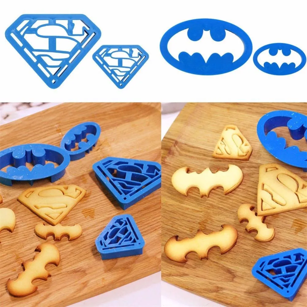 

4Pcs/set Die Printing Cartoon Biscuit Fondant Cake Decorating Sugar Cookie Chocolates Cutter Kitchen Baking Pastry Bakeware Tool