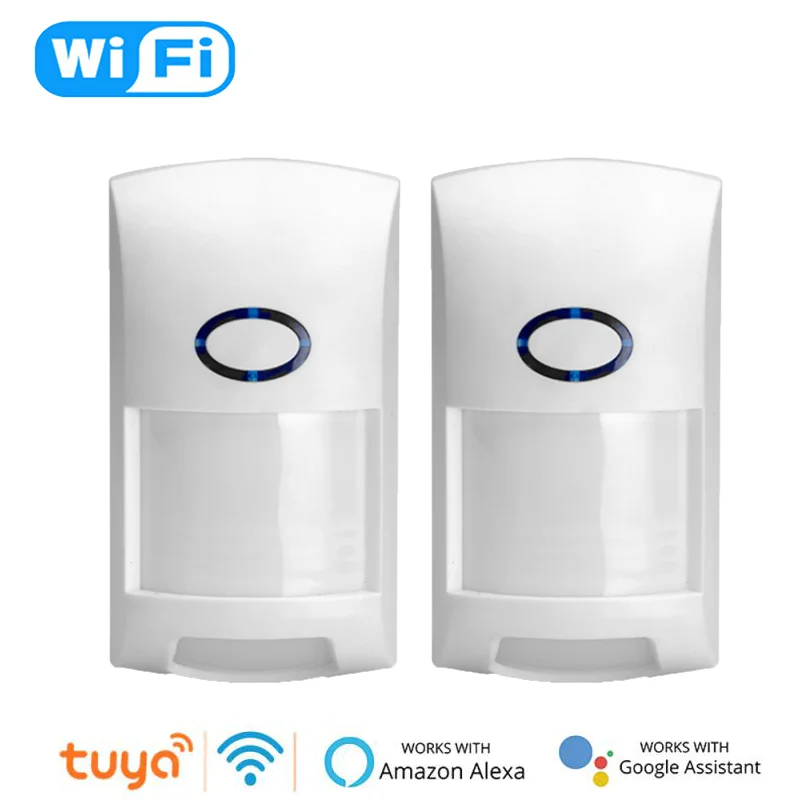 Smart Tuya WiFi Infrared Detectors Motion Sensor WiFi Infrared Home Security Alarm System, TUYA Control Works With Alexa Google
Smart Tuya WiFi Infrared Detectors Motion Sensor WiFi Infrared Home Security Alarm System, TUYA Control Works With Alexa Google