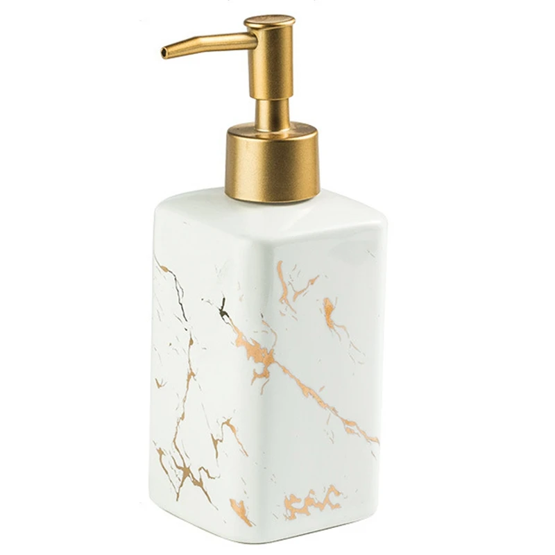 Soap Dispenser, Ceramic Hand Bottle Refillable Marbling Soap & Lotion Dispenser For Bathroom Kitchen
Soap Dispenser, Ceramic Hand Bottle Refillable Marbling Soap & Lotion Dispenser For Bathroom Kitchen