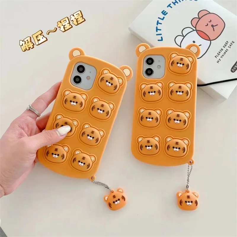 Luxury Cute 3D Tiger Silicone Phone Case For iphone 13 12 Pro 11 XS Max XR 6 6S 7 8 Plus X Soft Back Cover With Cartoon Pendant
Luxury Cute 3D Tiger Silicone Phone Case For iphone 13 12 Pro 11 XS Max XR 6 6S 7 8 Plus X Soft Back Cover With Cartoon Pendant