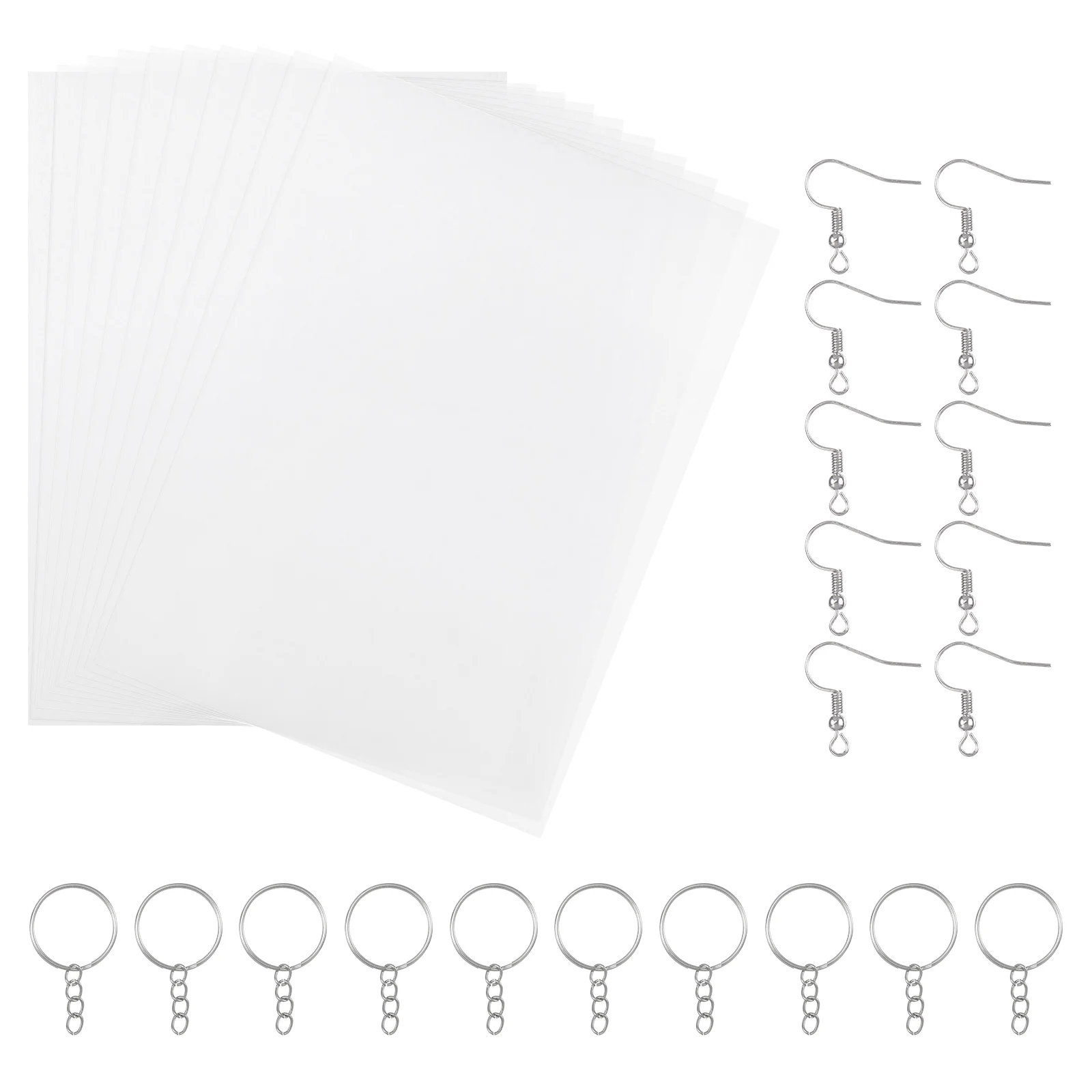 Shrink Sheets Film Kit Shrinky Paper Papers Heat Printable Keychain Jewelry
Shrink Sheets Film Kit Shrinky Paper Papers Heat Printable Keychain Jewelry