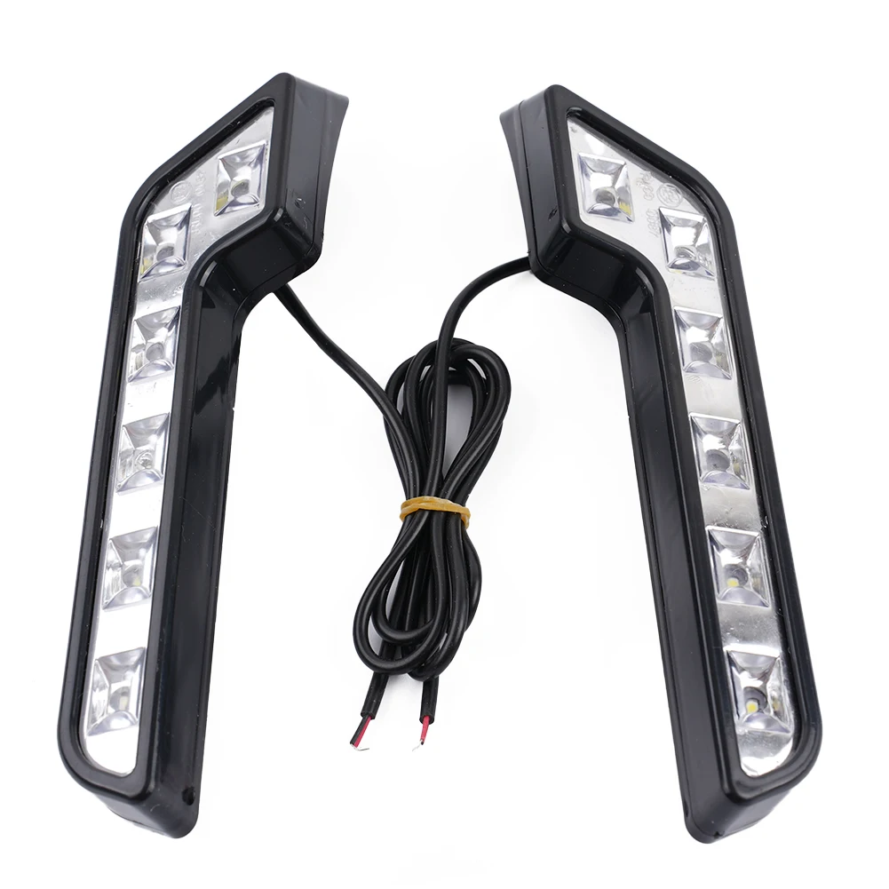 Running Light Daytime Running Ligh Daytime Super White 12V 2pcs Exquisite Front Grille Hot Sale LampL-Shaped 4.8W 6 LED
Running Light Daytime Running Ligh Daytime Super White 12V 2pcs Exquisite Front Grille Hot Sale LampL-Shaped 4.8W 6 LED