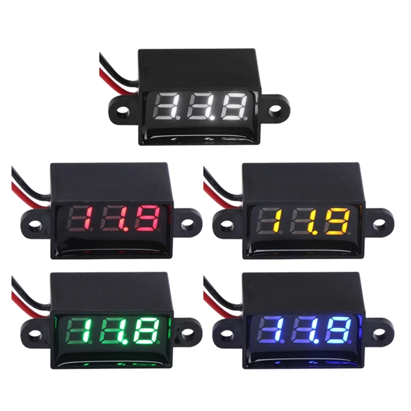 L69A Mini Digital for Dc Voltmeter 0.28 Inch Two-Wire 3.5V-30V Digital for Dc Waterproof Dustproof & Drop Resistant Voltmeter
L69A Mini Digital for Dc Voltmeter 0.28 Inch Two-Wire 3.5V-30V Digital for Dc Waterproof Dustproof & Drop Resistant Voltmeter