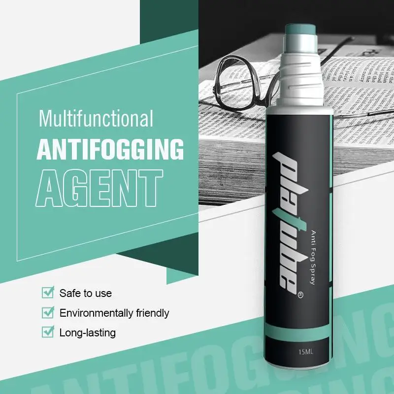 15ML Antifogging Agent For Glass Anti-fog Spray Car Interior Windshield Glass Eyeglass Lens Defogger Safety Anti Fog
15ML Antifogging Agent For Glass Anti-fog Spray Car Interior Windshield Glass Eyeglass Lens Defogger Safety Anti Fog