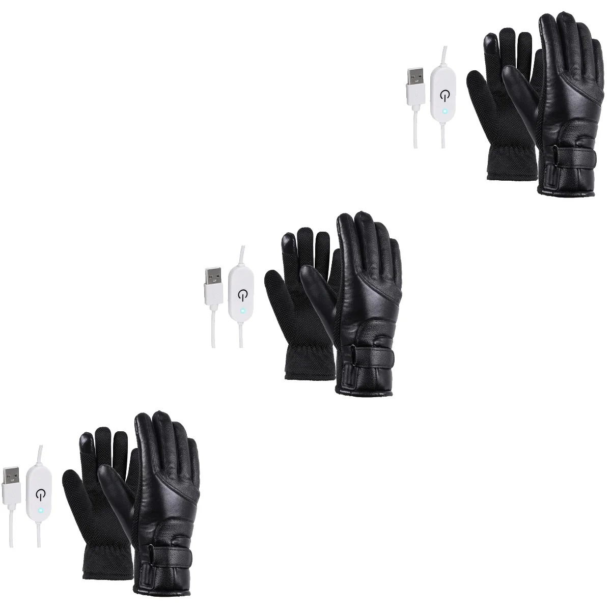 3 Pairs of Electric Heating USB Charging Waterproof Hands Protection Cover Thermal for Riding
3 Pairs of Electric Heating USB Charging Waterproof Hands Protection Cover Thermal for Riding