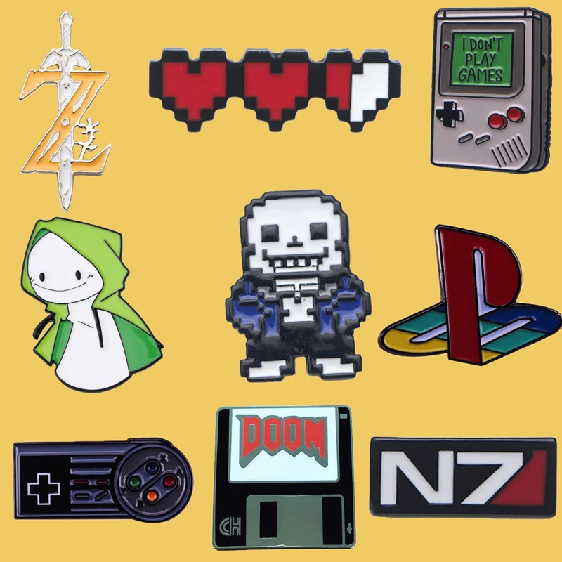 Game Hard Enamel Pins Collecting Metal Cartoon Undertale Brooch Pin Backpack Collar Lapel Badge Fashion Jewelry Gift
Game Hard Enamel Pins Collecting Metal Cartoon Undertale Brooch Pin Backpack Collar Lapel Badge Fashion Jewelry Gift