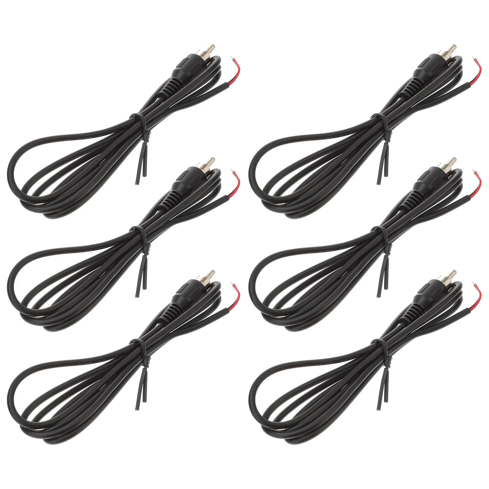 6 Pcs Cable Adapter Cord Extensions Cord Adapter Cable Black Speaker Wire Audio Video Cable Lotus Head Copper Audio Cable
6 Pcs Cable Adapter Cord Extensions Cord Adapter Cable Black Speaker Wire Audio Video Cable Lotus Head Copper Audio Cable