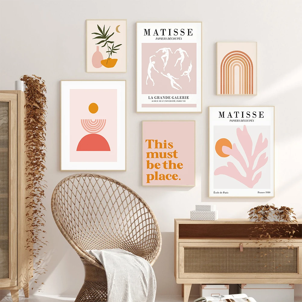 Pink Orange Wall Art Canvas Painting Nordic Modern Style Plants Leaves Posters and Prints For Living Room Home Decor No Frame
Pink Orange Wall Art Canvas Painting Nordic Modern Style Plants Leaves Posters and Prints For Living Room Home Decor No Frame
