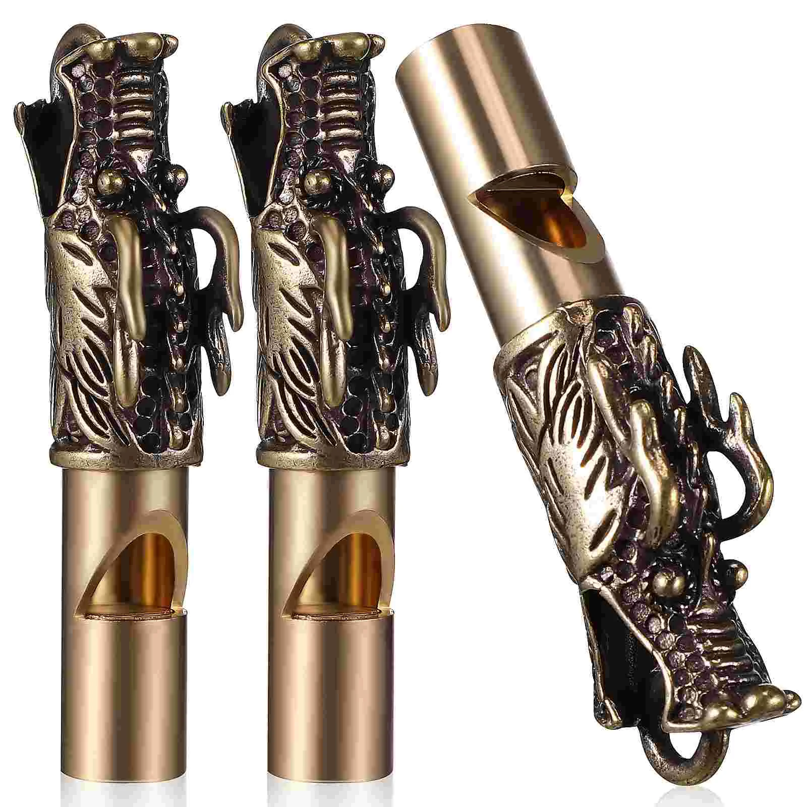3 Pcs Ornament Self Defense Jewelry Chinese Dragon Whistle Multifuction Survival Loud Multifunction Multifunctional Whistles
3 Pcs Ornament Self Defense Jewelry Chinese Dragon Whistle Multifuction Survival Loud Multifunction Multifunctional Whistles