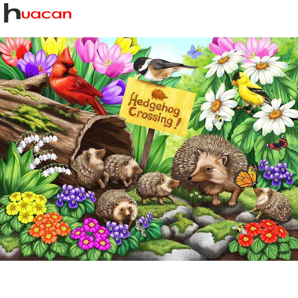 Набор для алмазной вышивки «Ежик» Huacan, квадратная круглая 5d мозаика «сделай сам» с изображением животных, цветов, вышивка крестиком, домашний декор
Набор для алмазной вышивки «Ежик» Huacan, квадратная круглая 5d мозаика «сделай сам» с изображением животных, цветов, вышивка крестиком, домашний декор