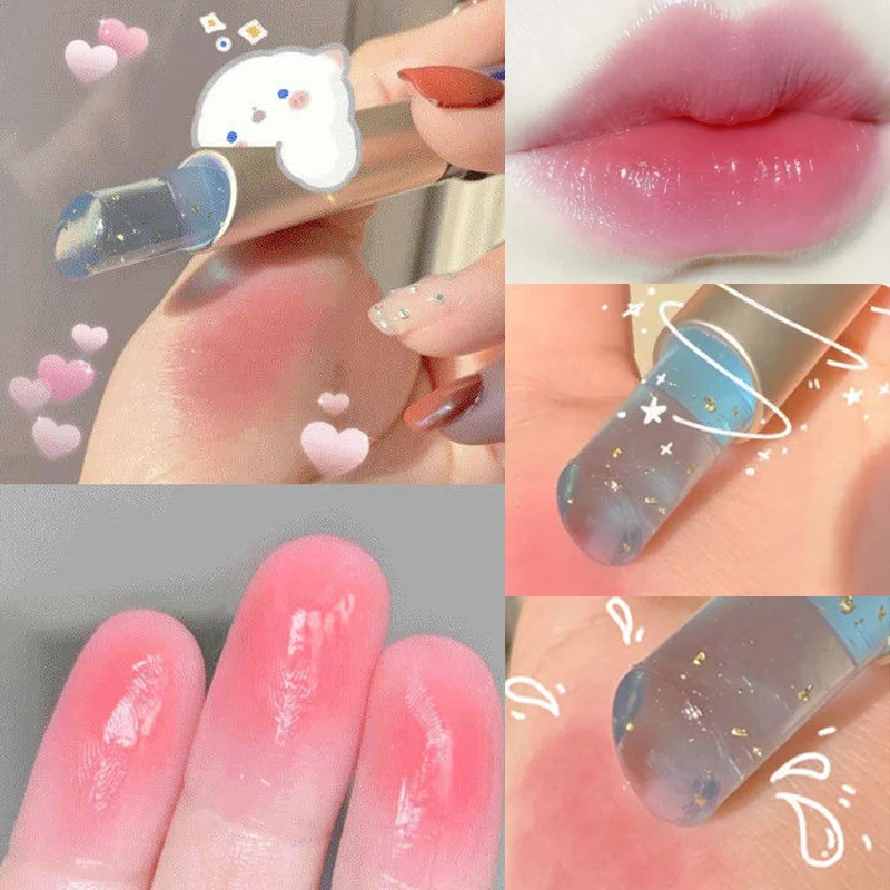 

1PC Color Changing Lip Balm Gold Foil Nourishing Lipsticks Long Lasting Moisturizing Lip Stick Makeup Cosmetic Natural Lip Balm