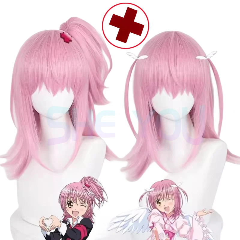 Anime Shugo Chara Hinamori Amu Cosplay Wig With 45cm Long Pink Heat Resistant Synthetic Hair Halloween Party Wigs + Wig Cap
Anime Shugo Chara Hinamori Amu Cosplay Wig With 45cm Long Pink Heat Resistant Synthetic Hair Halloween Party Wigs + Wig Cap