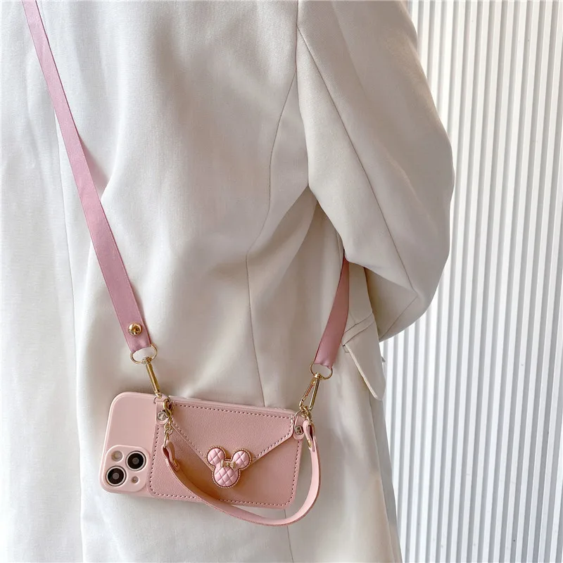Fashion 3d Pink Card Bag With Lanyard Female Phone Cover Case For Iphone 14 13 12 11 Pro Max Xr X 7 8 Plus Se Soft Coque Fundas
Fashion 3d Pink Card Bag With Lanyard Female Phone Cover Case For Iphone 14 13 12 11 Pro Max Xr X 7 8 Plus Se Soft Coque Fundas