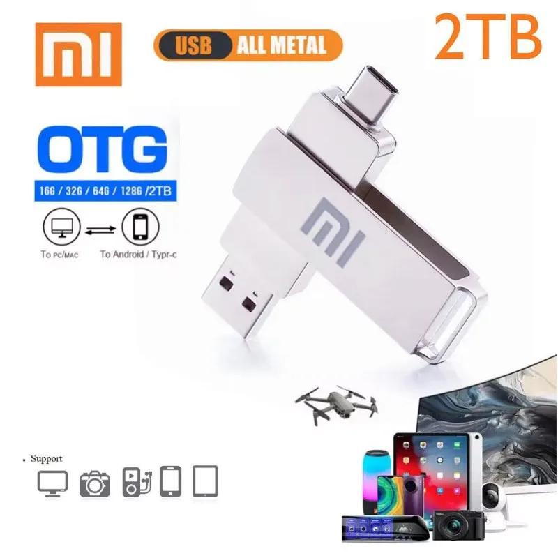 Xiaomi с двумя интерфейсами, внешний флэш-накопитель, 1 ТБ, 512, 256, 128 ГБ, портативный USB 2,0, интерфейсы Type-C, двойная передача компьютера
Xiaomi с двумя интерфейсами, внешний флэш-накопитель, 1 ТБ, 512, 256, 128 ГБ, портативный USB 2,0, интерфейсы Type-C, двойная передача компьютера