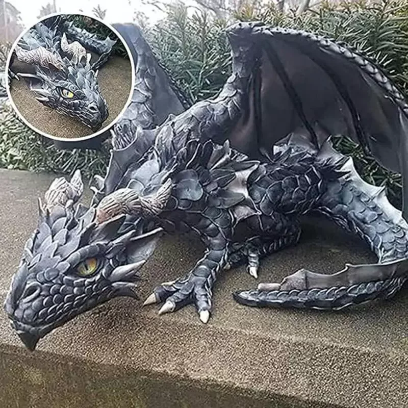 Squatting Gothic Dragon Sculpture Guardian Resin Statue Figurines Home Decoration Outdoor Garden Ornament 2021
Squatting Gothic Dragon Sculpture Guardian Resin Statue Figurines Home Decoration Outdoor Garden Ornament 2021